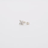 [925 Silver]四葉キュービックリングピアス Earrings 10000won 