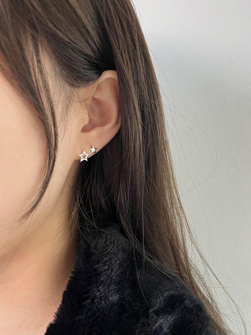 [925 Silver]Simple Starピアス Piercing younglong-seoul 