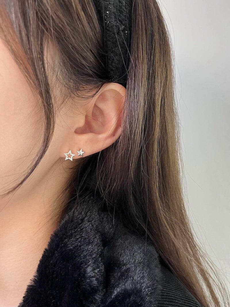 [925 Silver]Simple Starピアス Piercing younglong-seoul 