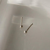 [925 Silver]SIMPLYピアス Earrings pink-rocket 