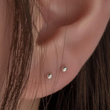 [925 Silver]SIMPLYピアス Earrings pink-rocket 