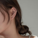 [925 Silver]SIMPLYピアス Earrings pink-rocket 