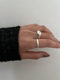 [925 Silver]スパークル カービング サンディング リング ring younglong-seoul 