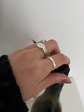 [925 Silver]スパークル カービング サンディング リング ring younglong-seoul 