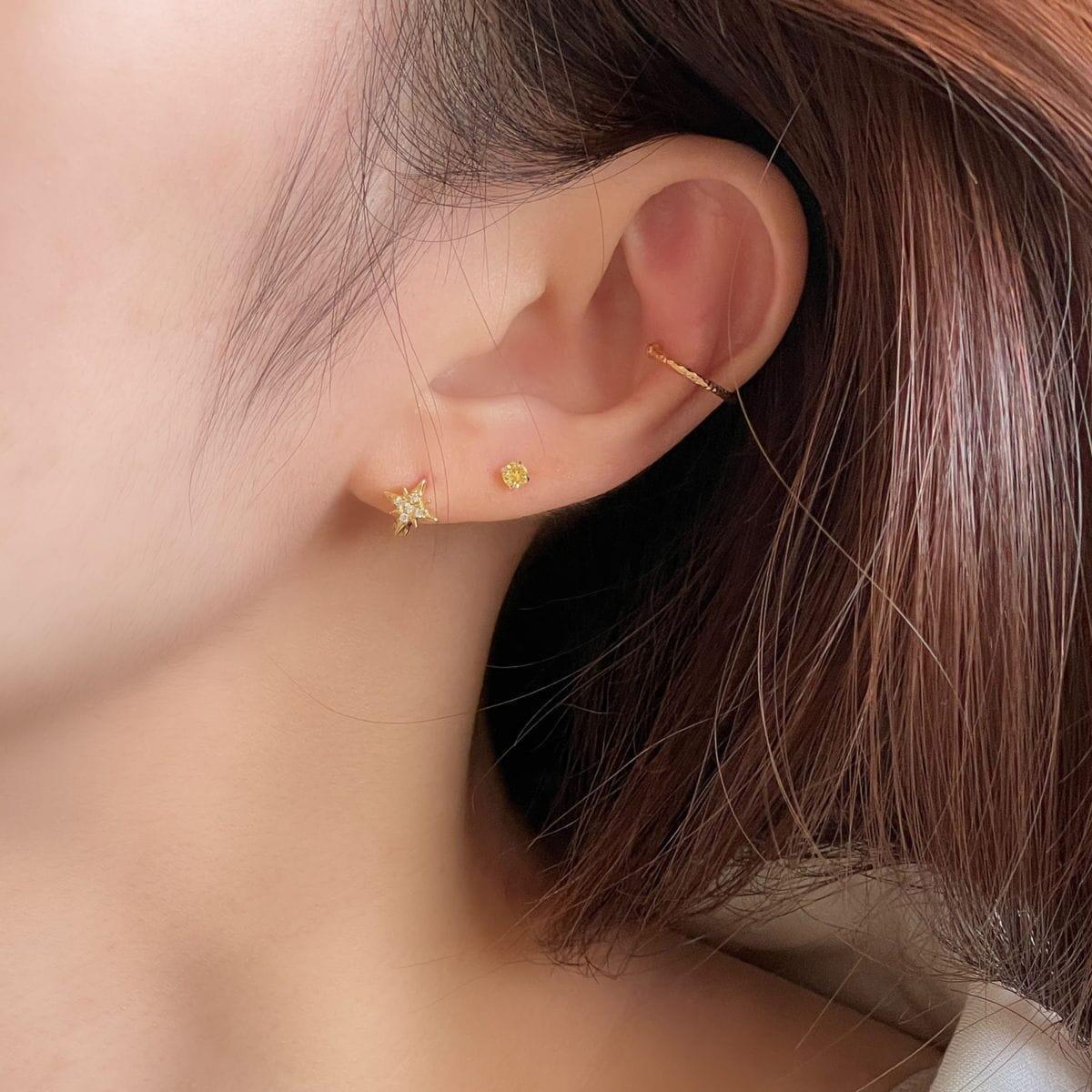 [925 Silver]スピリット ワンタッチリングピアス Earrings 10000won 