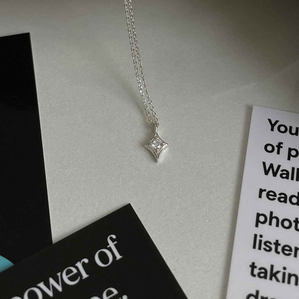 [925 Silver]スピリットキュービックネックレス necklace 10000won 