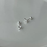 [925 Silver]スピリットキュービックピアス Earrings 10000won 