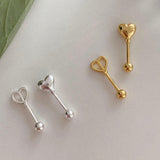 [925 Silver]トイハートピアス Earrings The Klang 