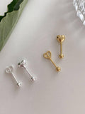 [925 Silver]トイハートピアス Earrings The Klang 