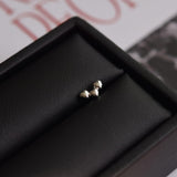 [925 Silver]トリプル ミニ ハート ピアス Piercing 10000won 