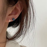 [925 Silver]Vブイピアス Earrings 10000won 