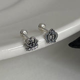 [925 Silver]油絵クラウンピアス Piercing 10000won 