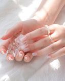 ACRYLIC WAVE リング ring pink-rocket 