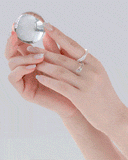 ACRYLIC WAVE リング ring pink-rocket 