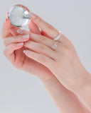 ACRYLIC WAVE リング ring pink-rocket 