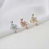 アン フラワー イヤーカフ Earcuffs bling moon 