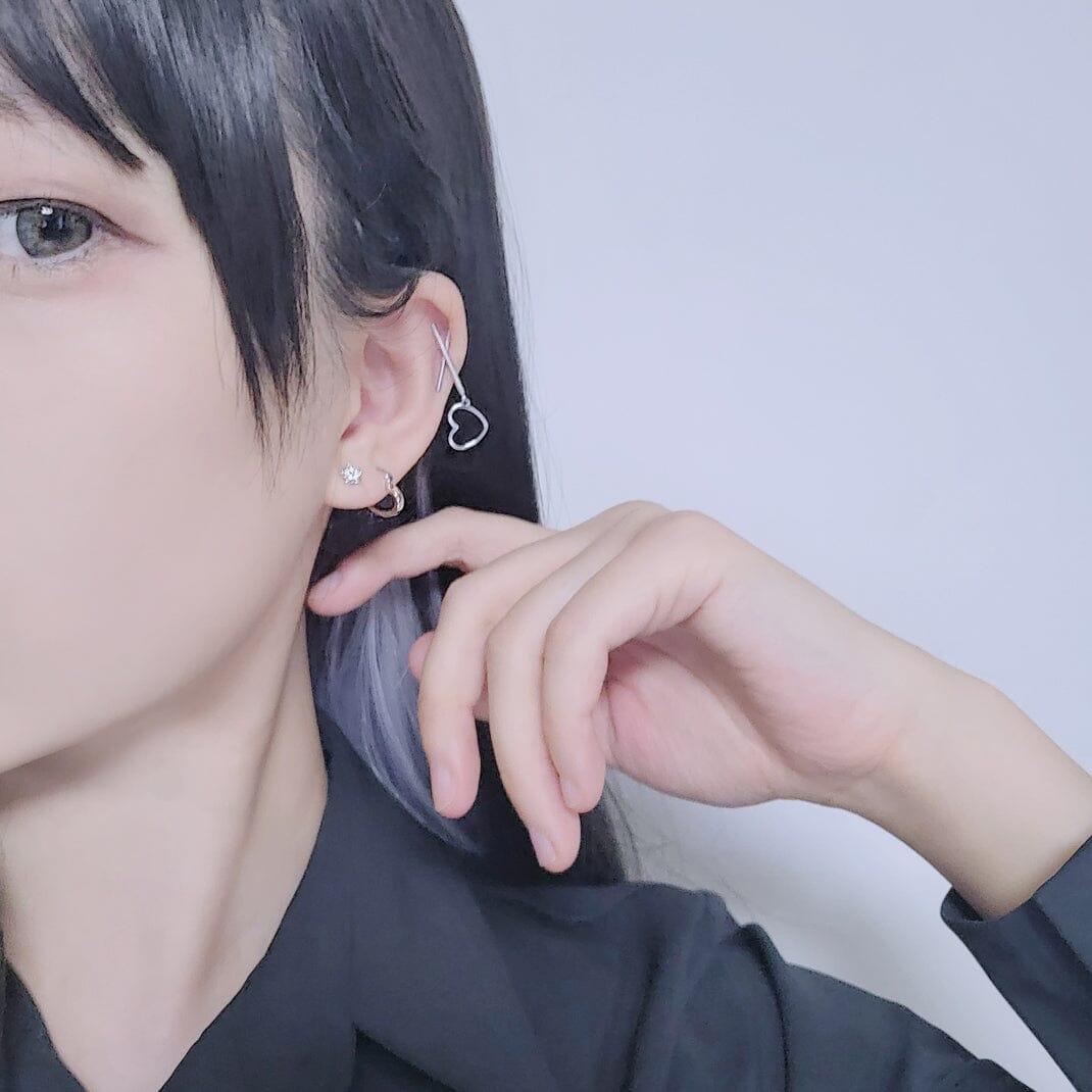 アンドラ ライン ハート X クロス ピアッシング Piercing from lizzy 