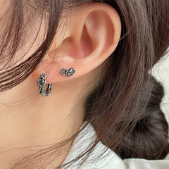 アンティークバラ・リングピアス[サージカルスチール] Earrings 10000won 