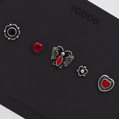 アンティークレッドピアッシング[5セット] Piercing 10000won 