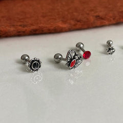 アンティークレッドピアッシング[5セット] Piercing 10000won 