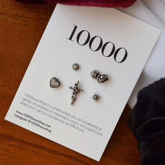 アンティークつるバラ十字架・ピアッシング[5セット] Piercing 10000won 