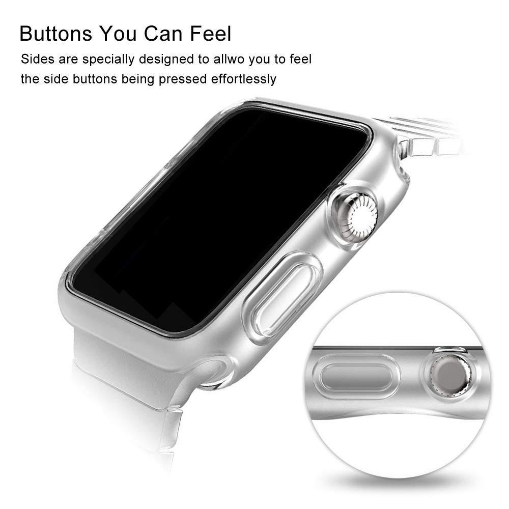 Apple Watch 透明 TPU 全体、ハーフ保護カバー、ケース （単品