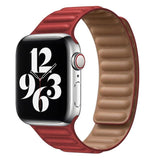 Apple Watchレザーリンク (Red) apple watch バンド givgiv 