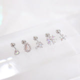 Aurora opal (ピアス/ピアッシング) Piercing bling moon 