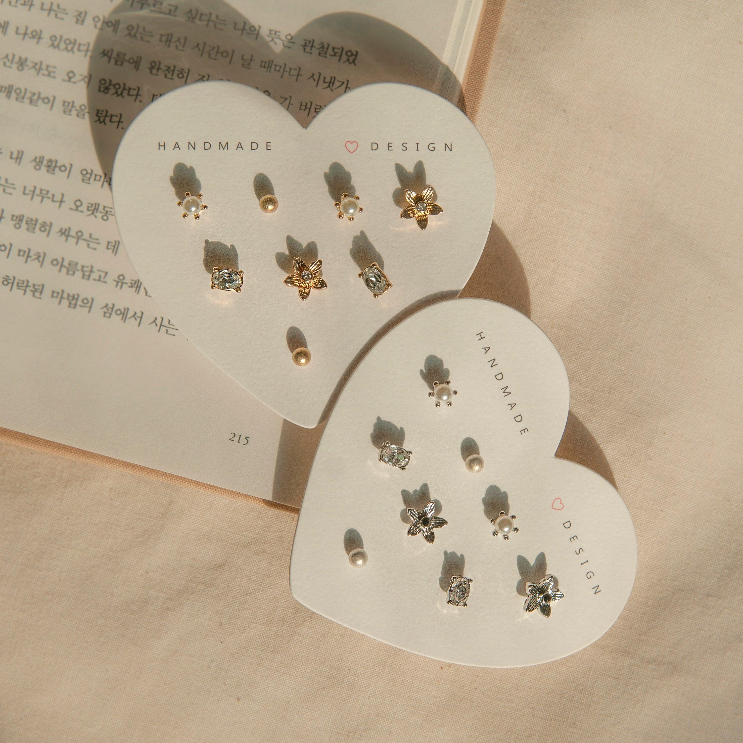 Beauteピアス [8個セット] Earrings SET ME UP♡ 