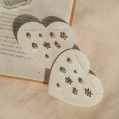 Beauteピアス [8個セット] Earrings SET ME UP♡ 