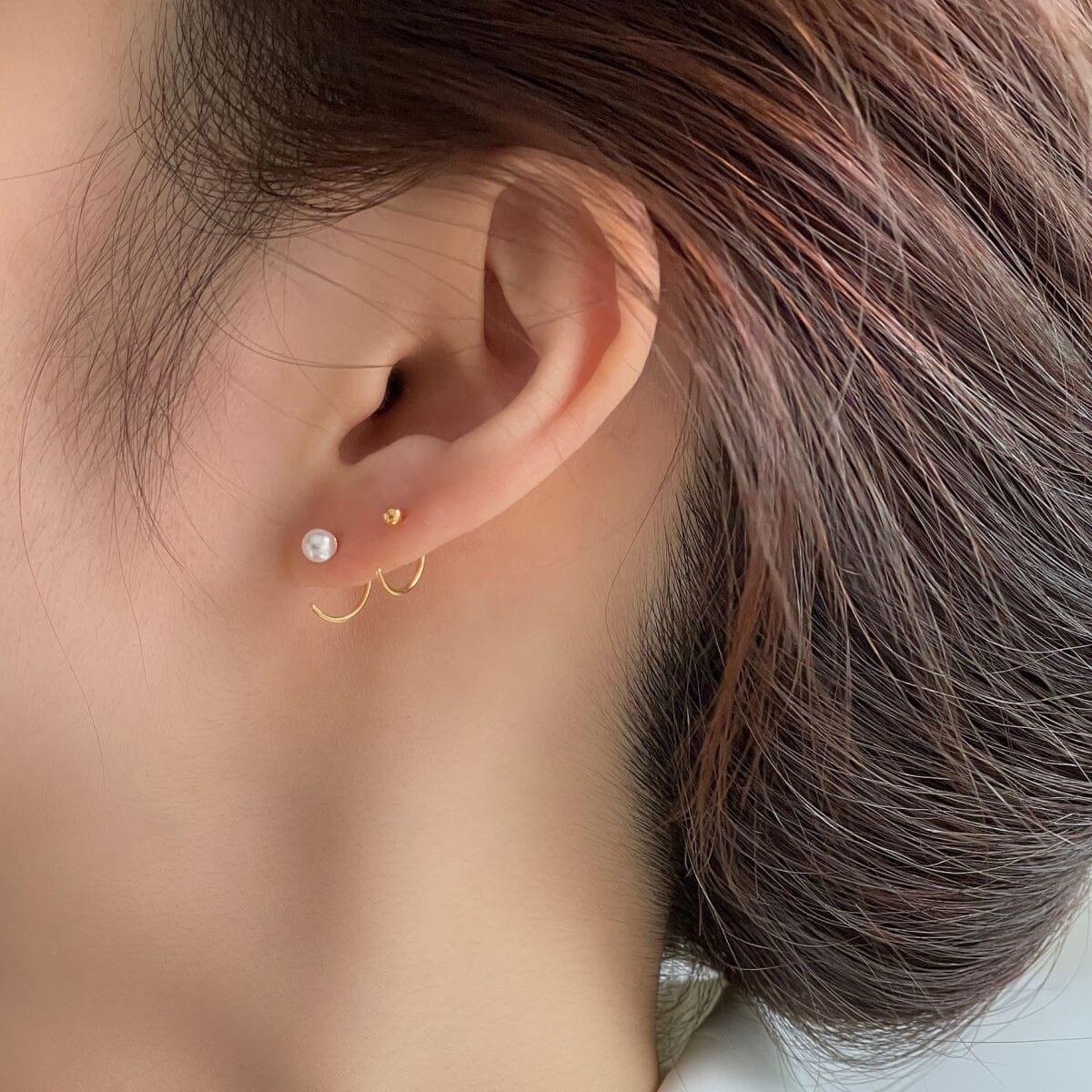 ベーシック 10mm リングピアス [サージカルスチール] Earrings 10000won 