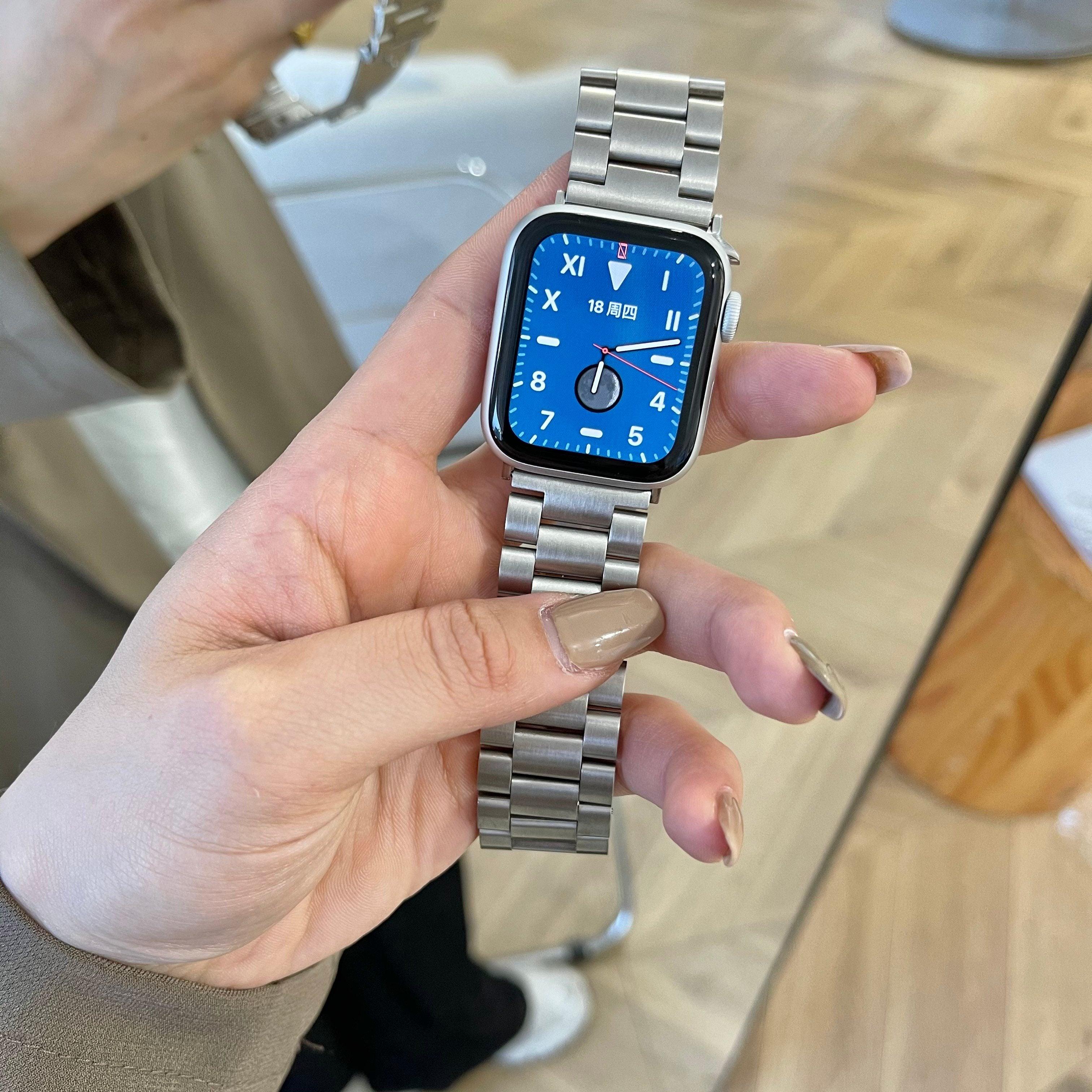 ベーシックメタルチェーンバンド＃ apple watch バンド givgiv 38mm/40mm/41mm用 silver 