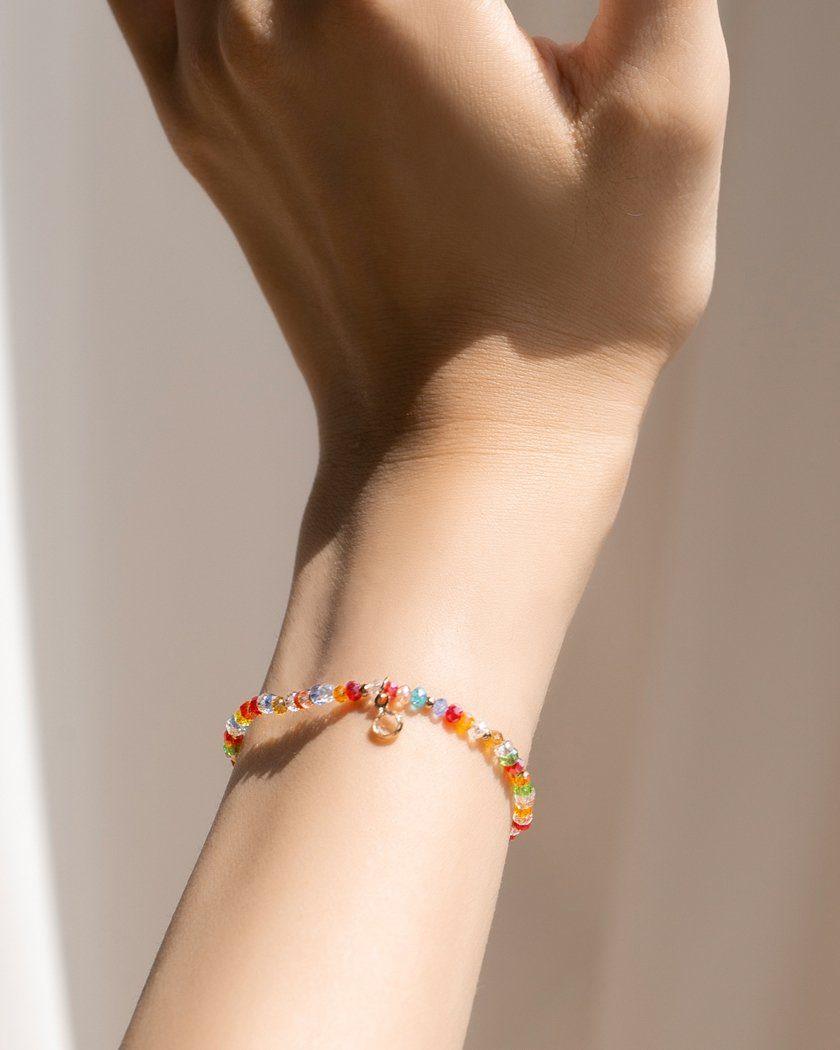 サマービーズブレスレット、summer bead bracelet(オレンジ) 通販