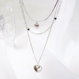 Black Swan Layered ネックレス necklace bling moon 