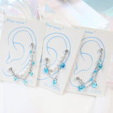 Blue Love two Pin(ピアス/ピアッシング) Piercing bling moon 