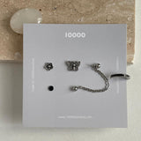 ブラック蝶花ピアッシング[5セット] Piercing 10000won 