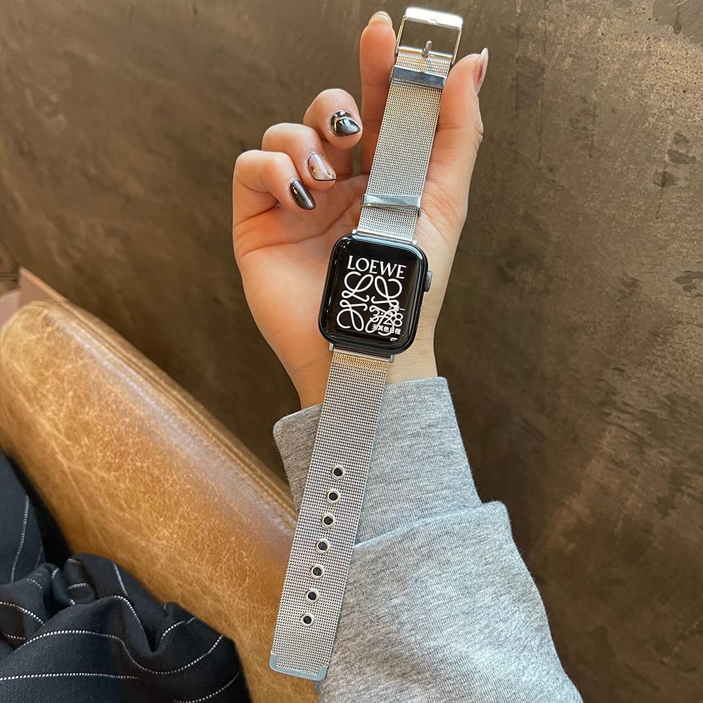 ブレスレット ステンレススチールバンド apple watch givgiv 韓国