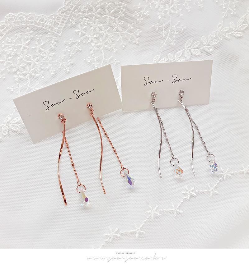 ブリペスワロフスキー ピアス Earrings soo&soo 