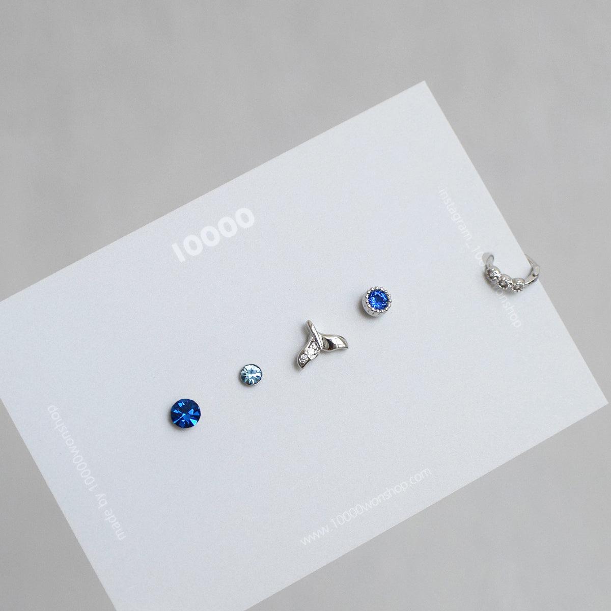 ブルーイルカピアッシング[5セット] Piercing 10000won 