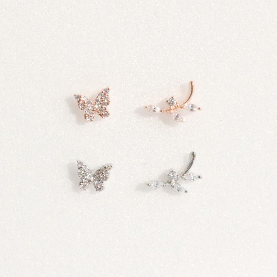 個性的】みみピアス イヤリング変更可 ピアス（フック・チェーン