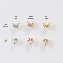 Butterfly Twins ピアス/ピアッシング Piercing bling moon 
