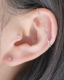 CLIP DOUBLE SIDED イヤーカフ Earcuffs pink-rocket 