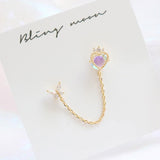 Crown Heart Two Ring ピアッシング Piercing bling moon 