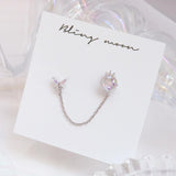 Crown Heart Two Ring ピアッシング Piercing bling moon 