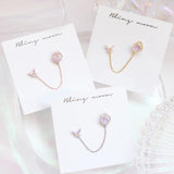 Crown Heart Two Ring ピアッシング Piercing bling moon 