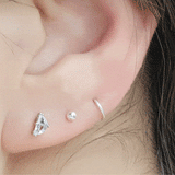 CRYSTAL HALF MOON ピアッシング Piercing pink-rocket 