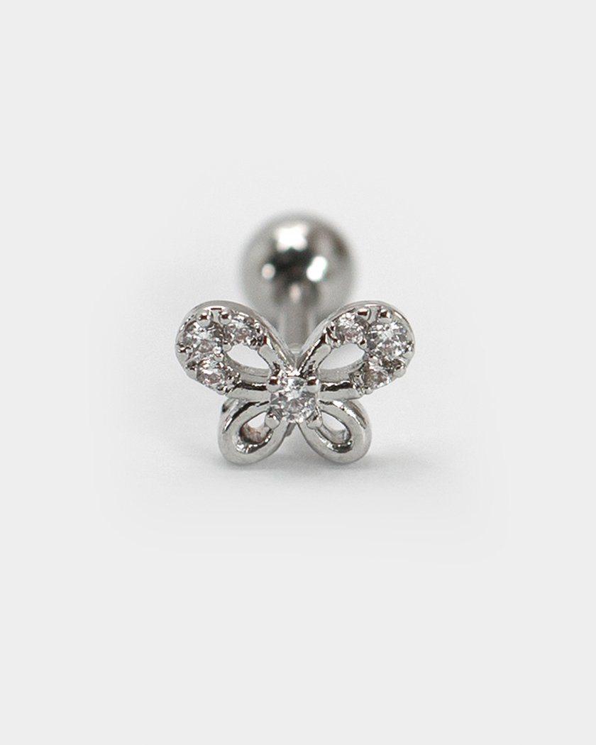 CUBIC LINE BUTTERFLY BARBELL PIERICNG Piercing pink-rocket 