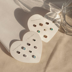 Cubic Simple ピアス [8個セット] Earrings SET ME UP♡ 
