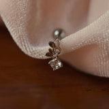 ダブル バタフライ ドロップ ピアッシング Piercing 10000won 