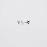ダブル バタフライ ドロップ ピアッシング Piercing 10000won 